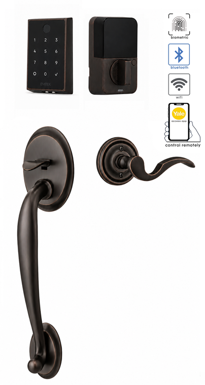 Emtek Saratoga Entrance Handleset