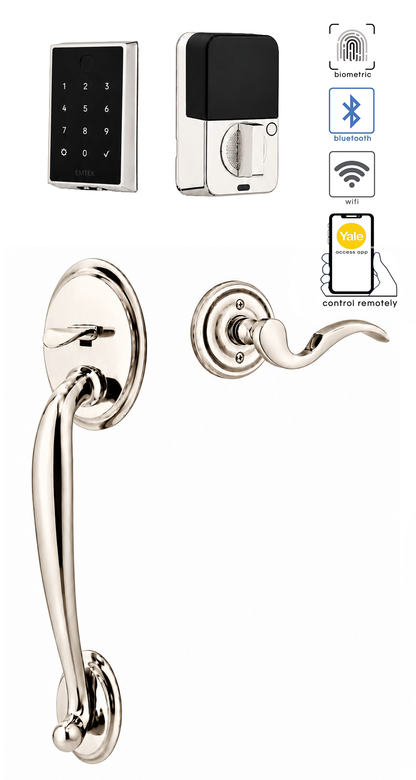Emtek Saratoga Entrance Handleset