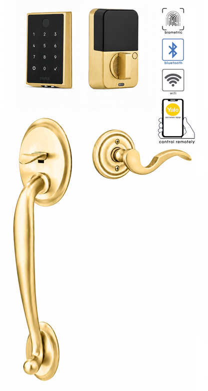 Emtek Saratoga Entrance Handleset