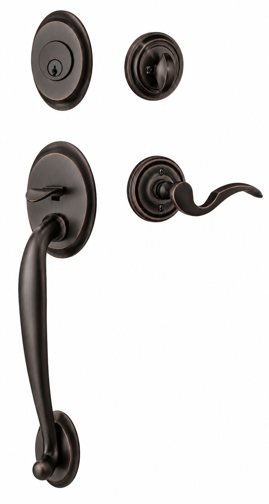 Emtek Saratoga Entrance Handleset