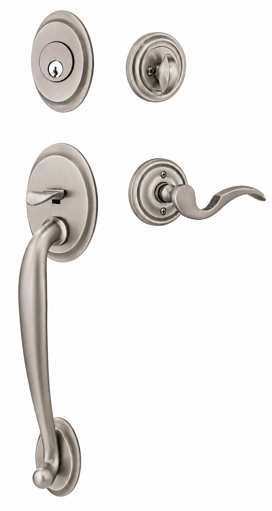 Emtek Saratoga Entrance Handleset