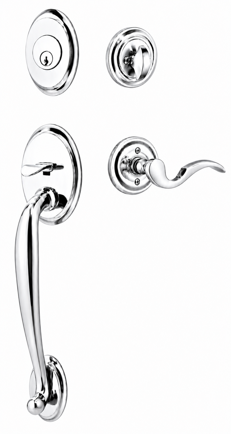 Emtek Saratoga Entrance Handleset