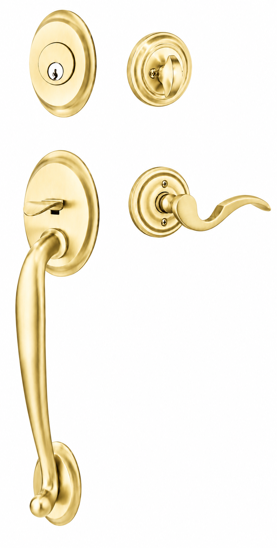 Emtek Saratoga Entrance Handleset