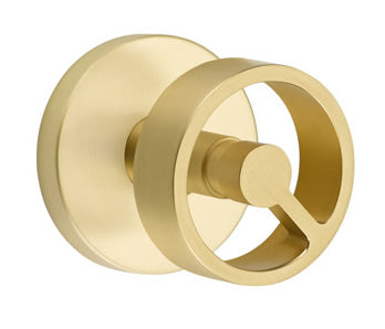 Emtek Spoke Interior Mortise Knob with Disk Rosette