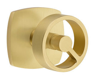 Emtek Spoke Interior Mortise Knob with Urban Rosette