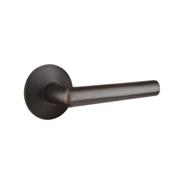 Emtek Stuttgart Interior Mortise Lever with Modern Rosette