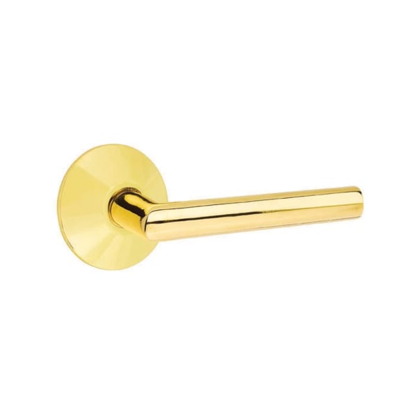 Emtek Stuttgart Interior Mortise Lever with Modern Rosette
