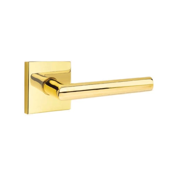 Emtek Stuttgart Interior Mortise Lever with Square Rosette
