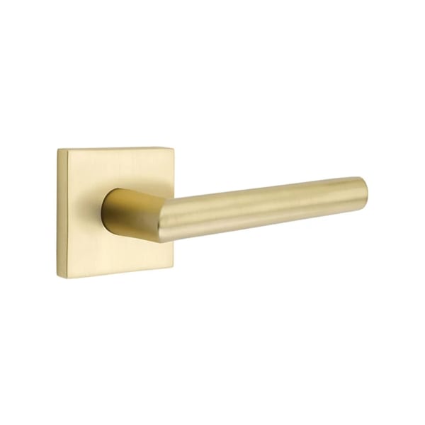Emtek Stuttgart Interior Mortise Lever with Square Rosette