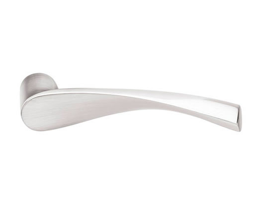 Emtek Davos Stainless Steel Entrance Handleset