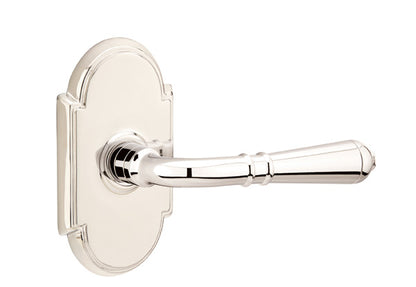 Emtek Turino Lever - #8 Rosette - Polished Nickel