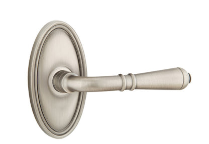 Emtek Turino Lever - Oval Rosette - Pewter