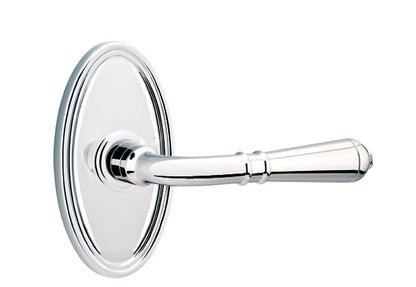 Emtek Turino Lever - Oval Rosette - Polished Chrome
