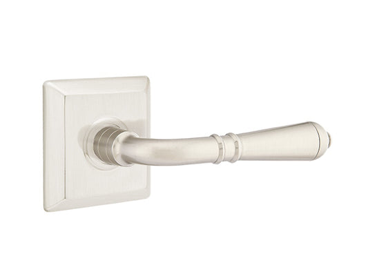 Emtek Turino Lever - Quincy Rosette - Satin Nickel