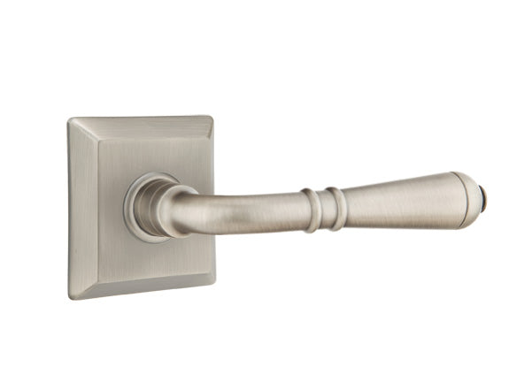 Emtek Turino Lever - Quincy Rosette - Pewter