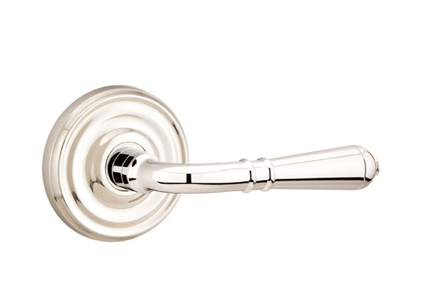 Emtek Turino Lever - Regular Rosette - Polished Nickel