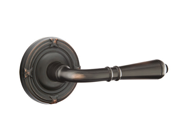 Emtek Turino Lever - Ribbon and Reed Rosette - Oil Rubbed Bronze