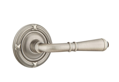Emtek Turino Lever - Ribbon and Reed Rosette - Pewter