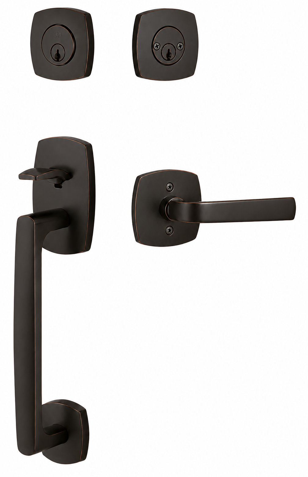 Emtek Urban Modern Sectional Entrance Handleset