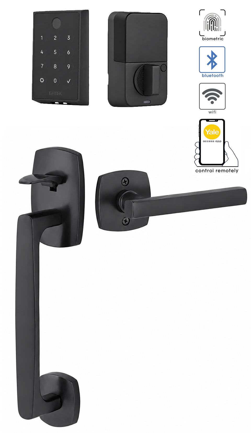 Emtek Urban Modern Sectional Entrance Handleset