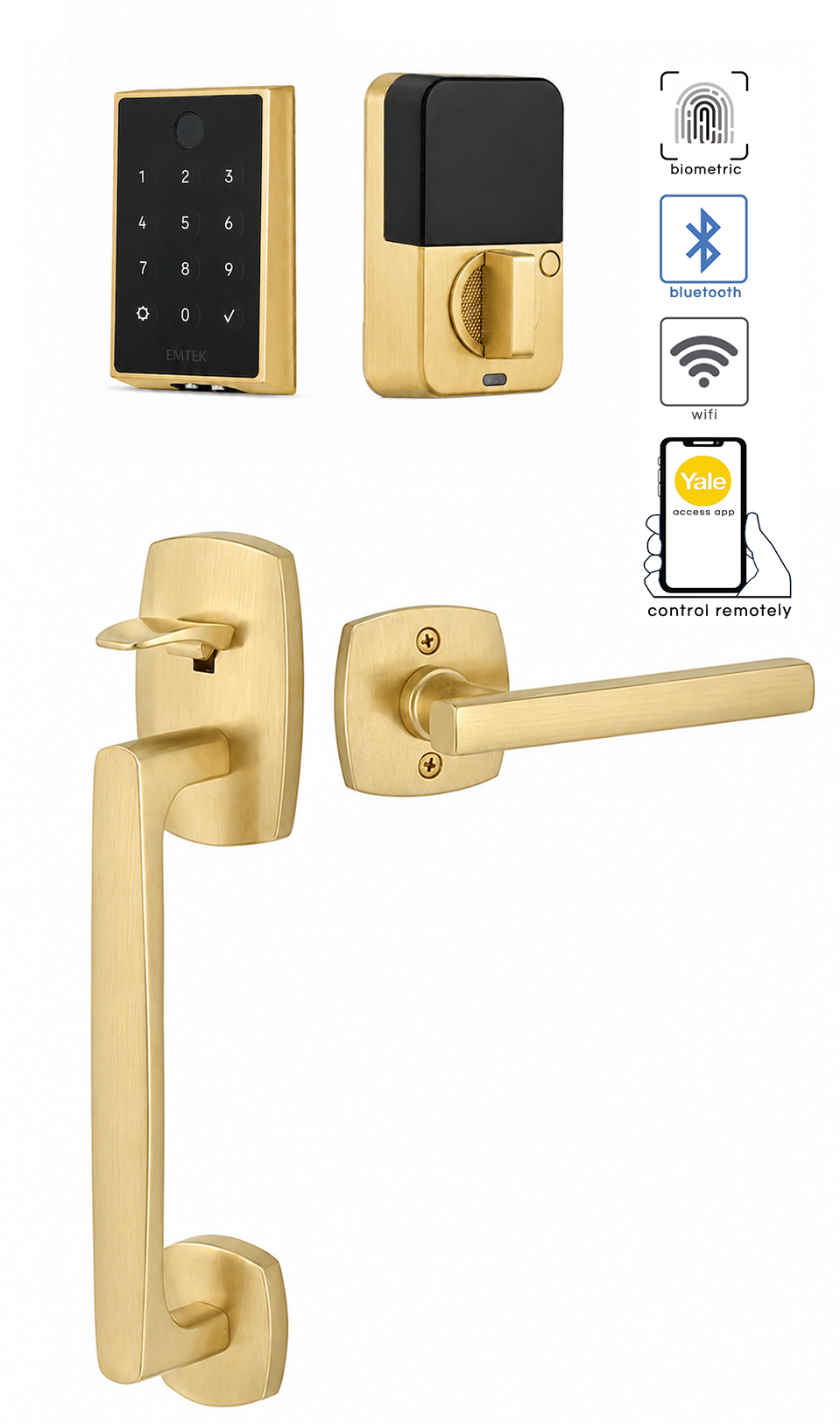Emtek Urban Modern Sectional Entrance Handleset