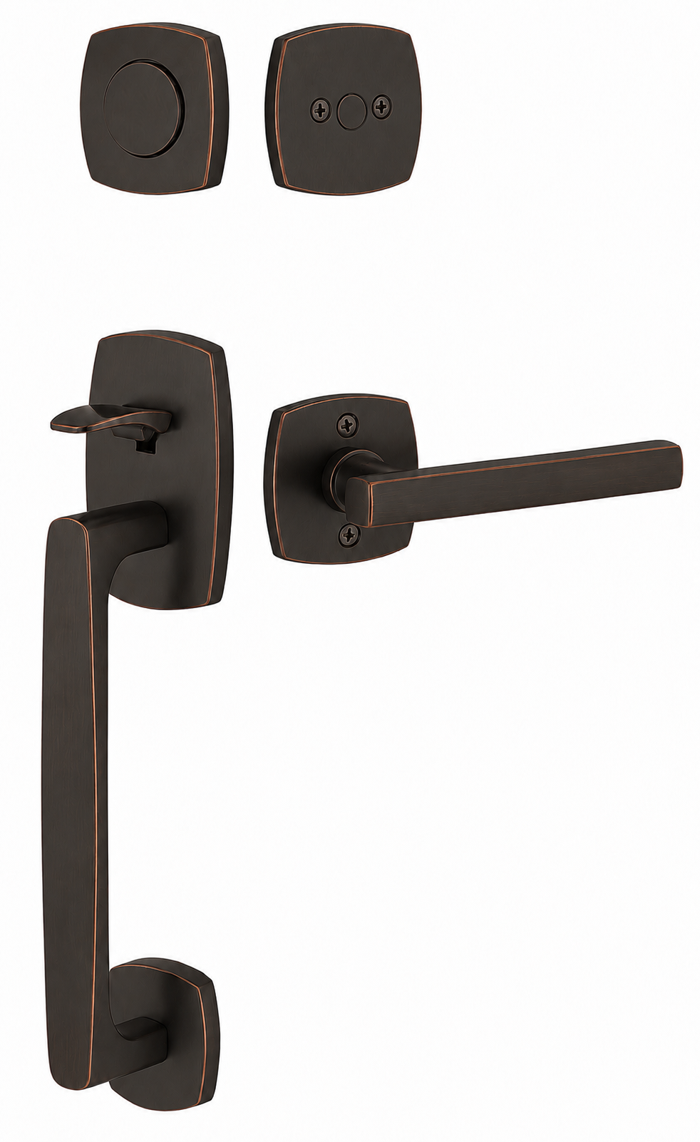 Emtek Urban Modern Sectional Entrance Handleset