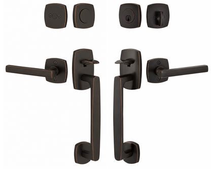 Emtek Urban Modern Sectional Entrance Handleset