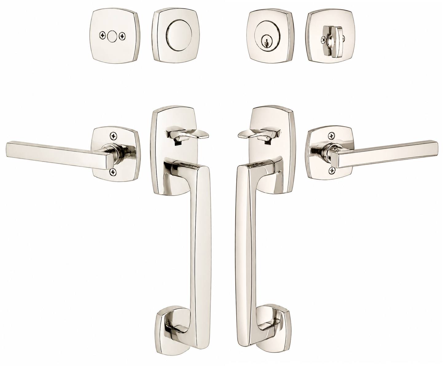 Emtek Urban Modern Sectional Entrance Handleset