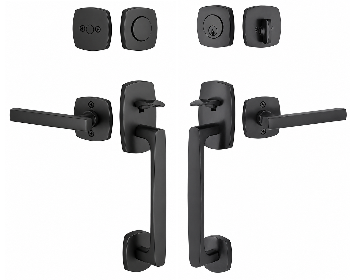 Emtek Urban Modern Sectional Entrance Handleset