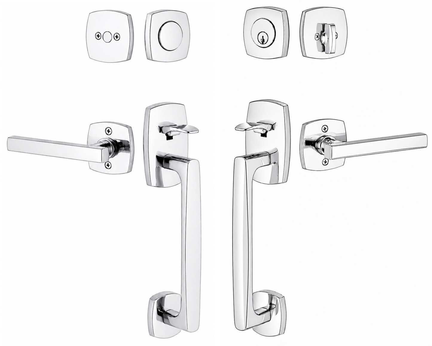Emtek Urban Modern Sectional Entrance Handleset