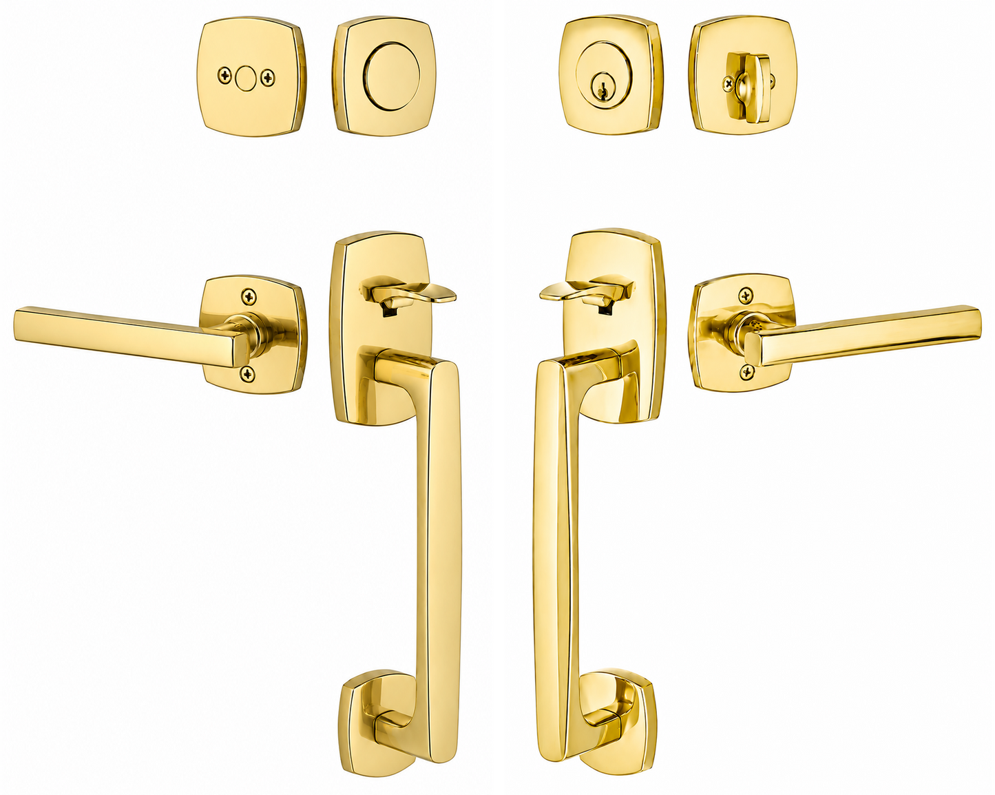 Emtek Urban Modern Sectional Entrance Handleset