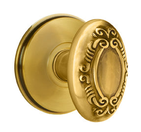 Emtek Victoria Knob with Watford Rosette in French Antique