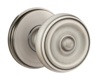 Emtek Waverly Knob with Watford Rosette in Antique Nickel