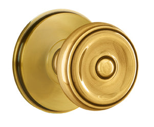 Emtek Waverly Knob with Watford Rosette in French Antique