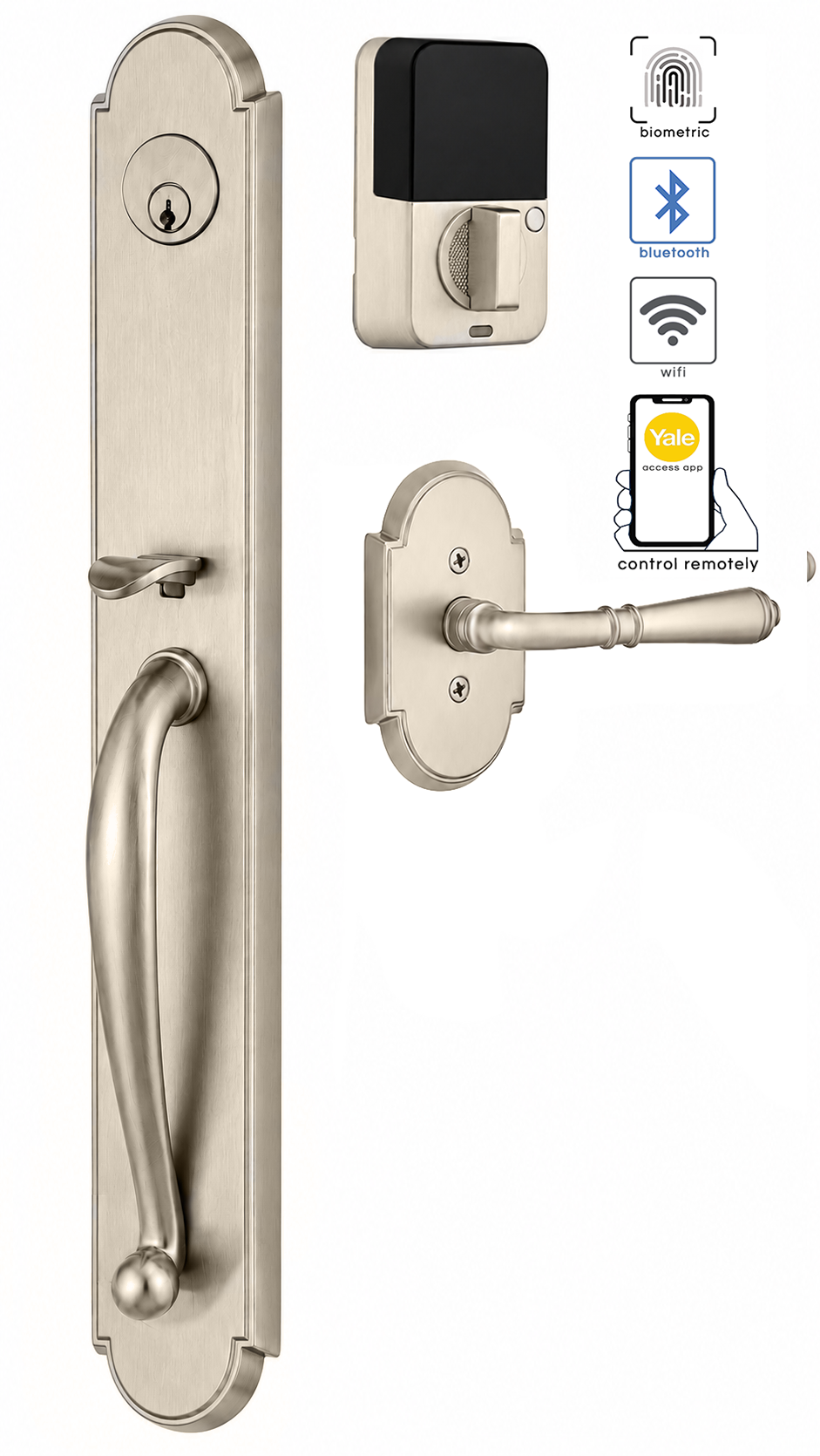 Emtek Wilmington Full Length Entrance Handleset
