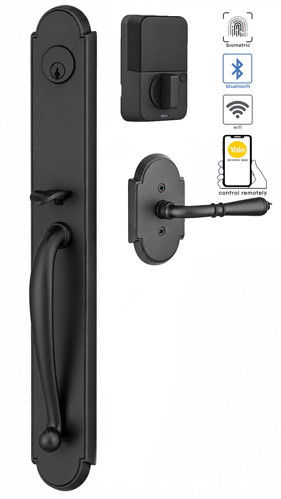 Emtek Wilmington Full Length Entrance Handleset
