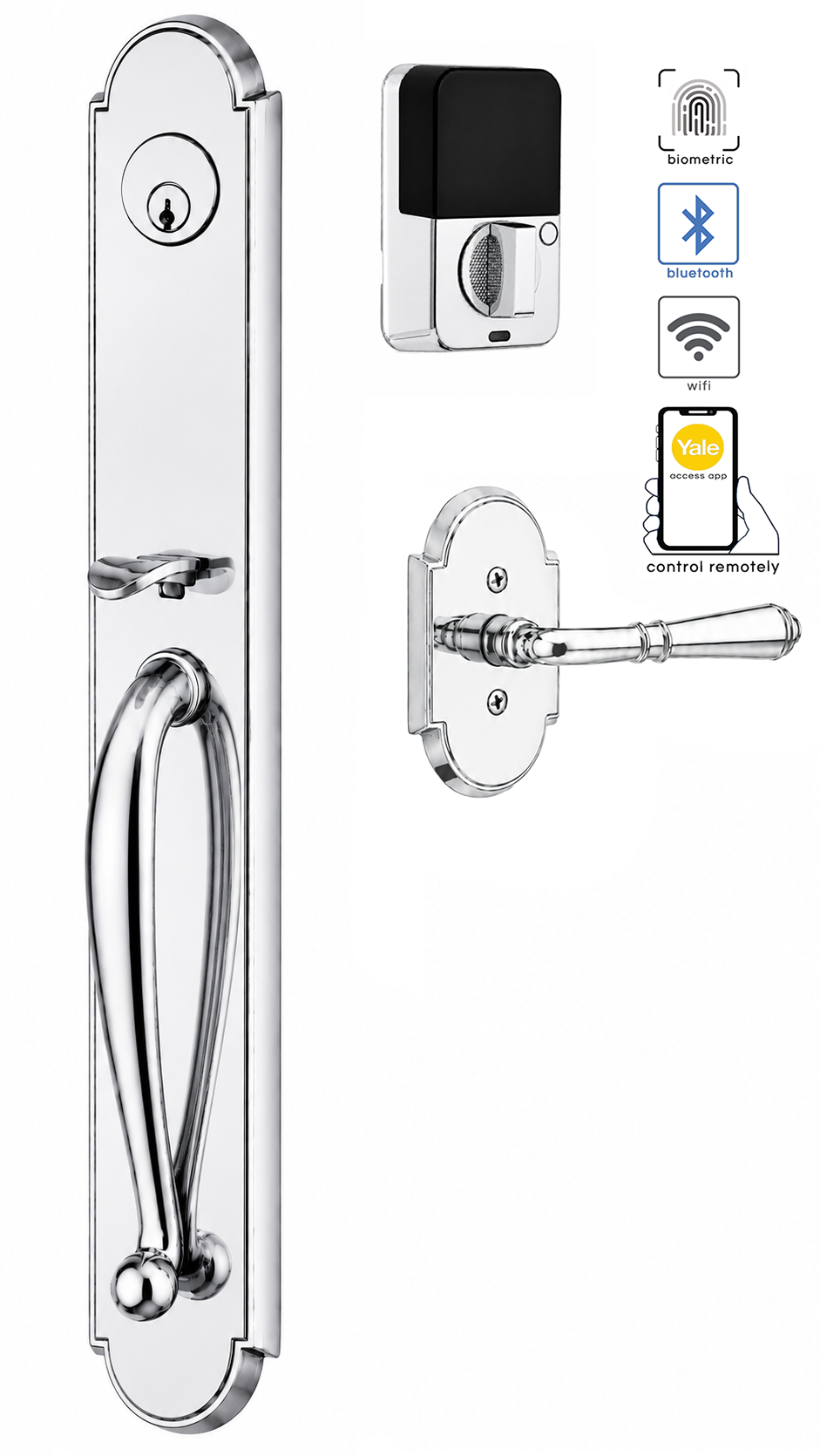 Emtek Wilmington Full Length Entrance Handleset