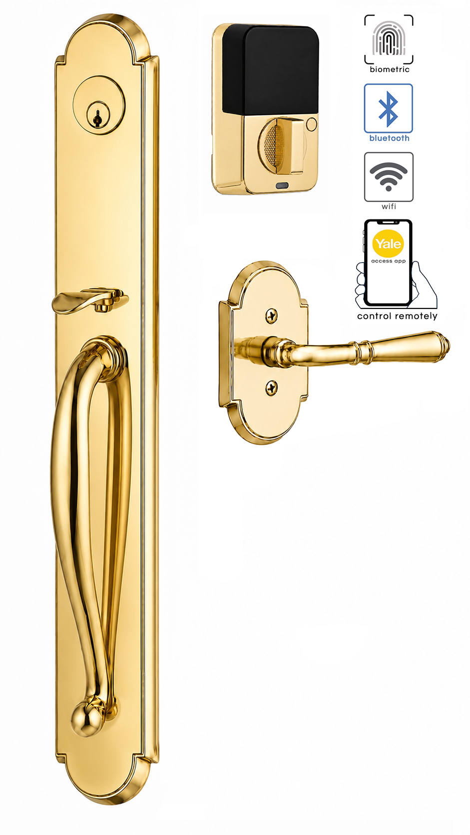 Emtek Wilmington Full Length Entrance Handleset