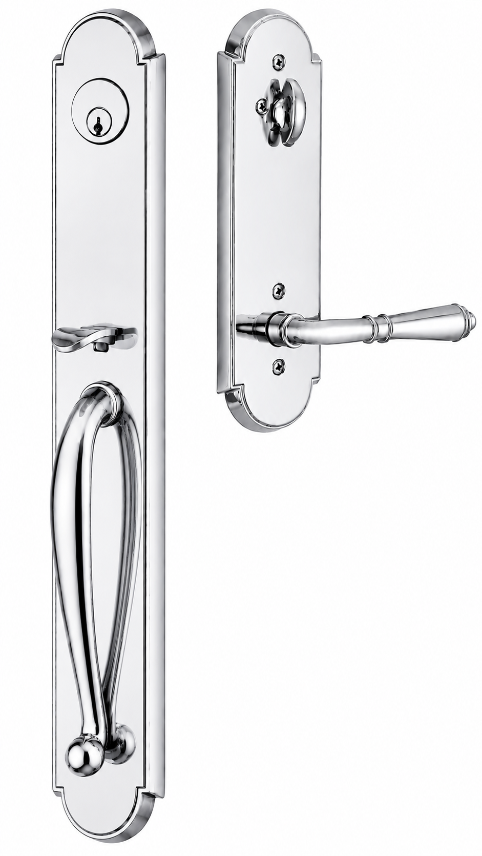 Emtek Wilmington Full Length Entrance Handleset