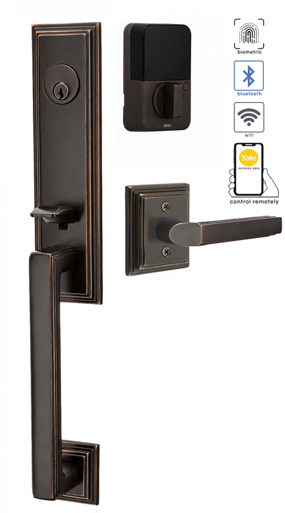 Emtek Wilshire Entrance Handleset