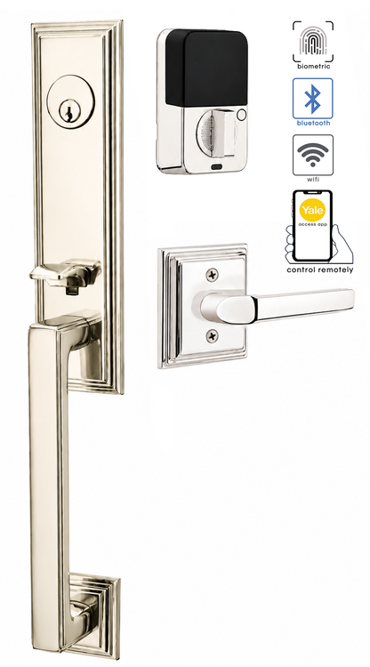 Emtek Wilshire Entrance Handleset