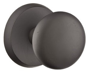Emtek Bronze Winchester Sandcast knob - Style #2 Rosette - Flat Black