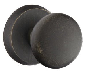 Emtek Bronze Winchester Sandcast knob - Style #2 Rosette - Medium Bronze
