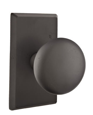 Emtek Bronze Winchester Sandcast knob - Style 3 Rosette
