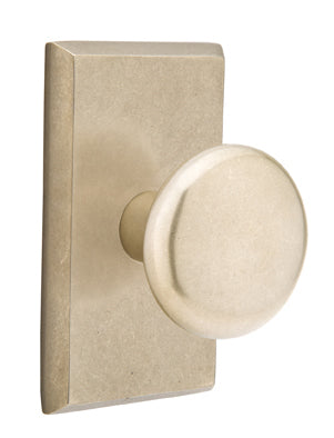 Emtek Bronze Winchester Sandcast knob - Style 3 Rosette