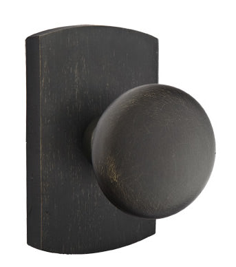 Emtek Bronze Winchester Sandcast knob - Style 4 Rosette