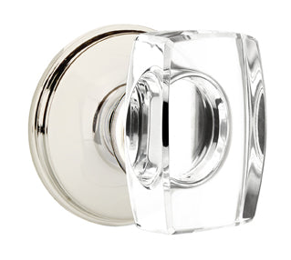 Emtek Windsor Crystal Knob with Watford Rosette