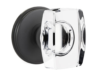 Emtek Windsor Crystal Knob with Watford Rosette