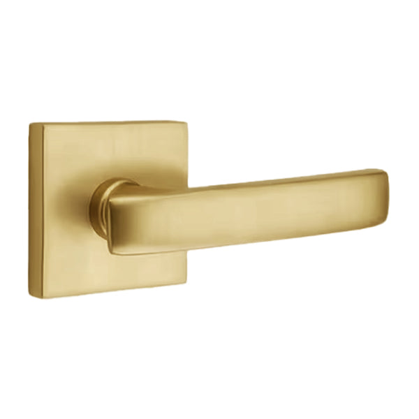 Emtek Geneva Lever Handle with Square Rosette