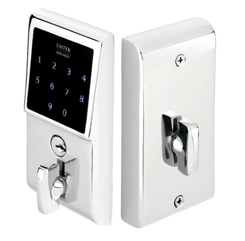 Emtek Electronic Keypad Deadbolt - Polished Chrome